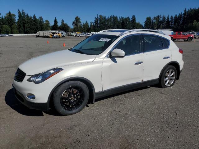 JNKAJ09F68M360014 - 2008 INFINITI EX35 BASE WHITE photo 1