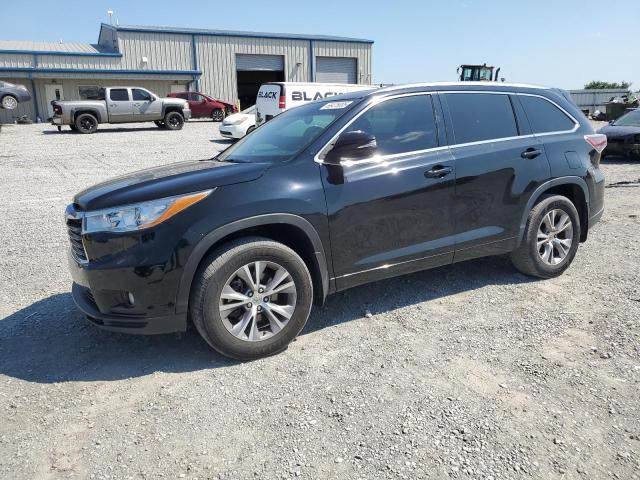 5TDJKRFH3ES040450 - 2014 TOYOTA HIGHLANDER XLE 黑色 照片 1