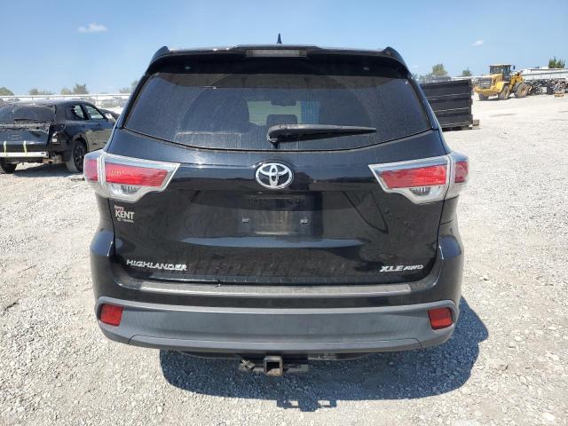 5TDJKRFH3ES040450 - 2014 TOYOTA HIGHLANDER XLE 黑色 照片 6