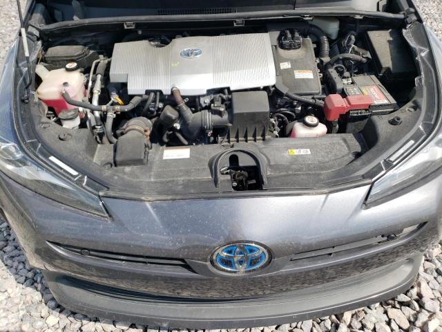 JTDKARFU8K3080735 - 2019 TOYOTA PRIUS ნაცრისფერი ფოტო 11