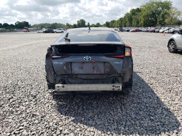 JTDKARFU8K3080735 - 2019 TOYOTA PRIUS ნაცრისფერი ფოტო 6