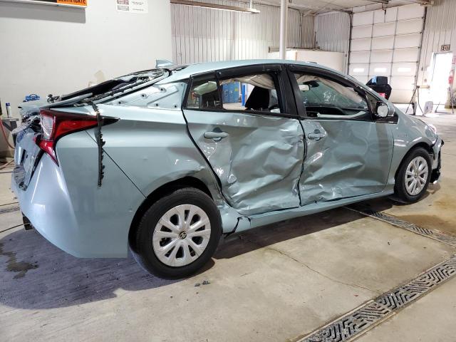 JTDKARFU1K3078468 - 2019 TOYOTA PRIUS 青绿色 照片 3