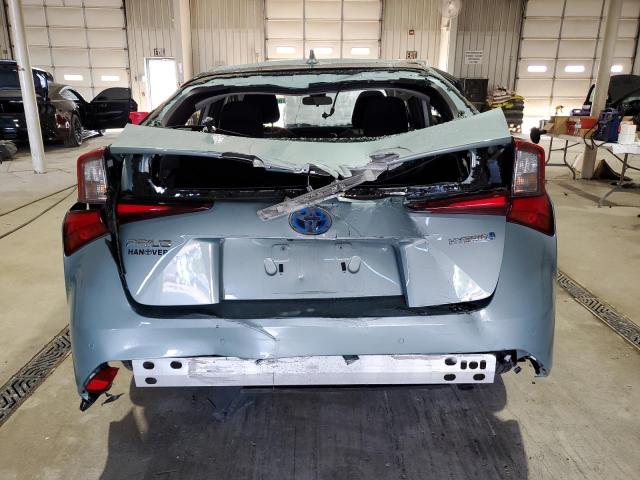 JTDKARFU1K3078468 - 2019 TOYOTA PRIUS 青绿色 照片 6
