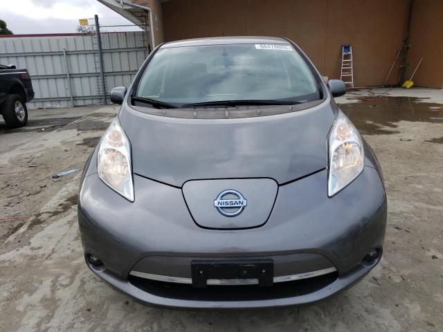 1N4BZ0CP2HC301442 - 2017 NISSAN LEAF S GRAY photo 5