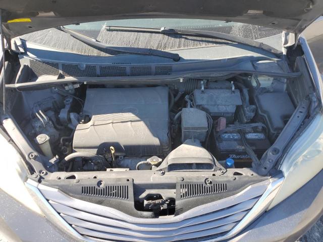 5TDYK3DC5GS694033 - 2016 TOYOTA SIENNA XLE GRAY photo 12