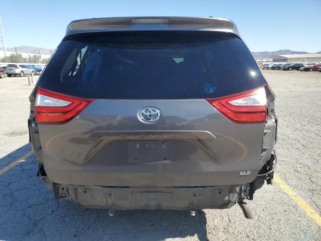 5TDYK3DC5GS694033 - 2016 TOYOTA SIENNA XLE GRAY photo 6