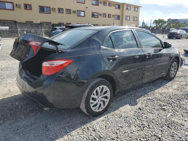 2T1BURHE1HC890401 - 2017 TOYOTA COROLLA LE L BLACK photo 3