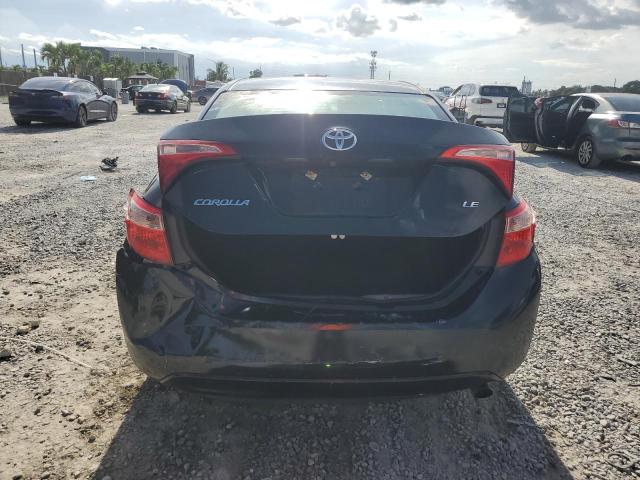 2T1BURHE1HC890401 - 2017 TOYOTA COROLLA LE L BLACK photo 6