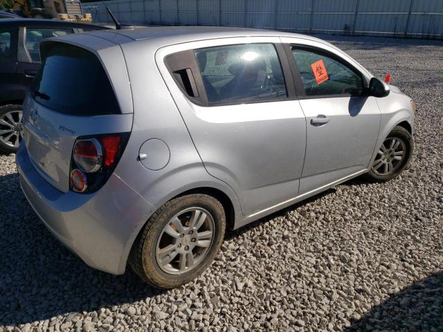1G1JB6SH7C4133512 - 2012 CHEVROLET SONIC LS ვერცხლისფერი ფოტო 3