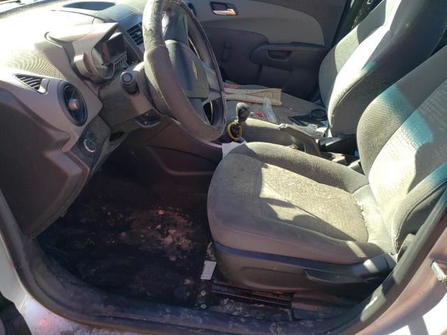 1G1JB6SH7C4133512 - 2012 CHEVROLET SONIC LS ვერცხლისფერი ფოტო 7