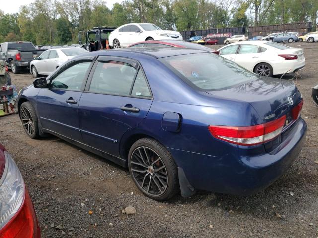 1HGCM56174A076878 - 2004 HONDA ACCORD DX BLUE photo 2