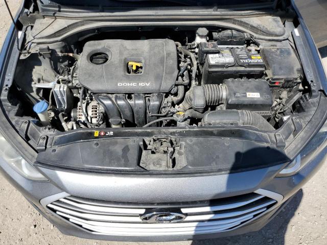 KMHD84LF2JU629864 - 2018 HYUNDAI ELANTRA SEL GRAY photo 11