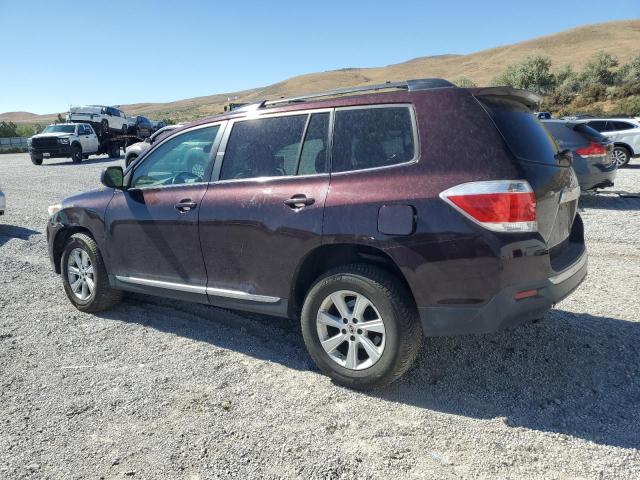 5TDBK3EH2CS108852 - 2012 TOYOTA HIGHLANDER BASE برغندي صورة 2