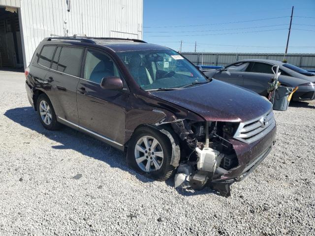 5TDBK3EH2CS108852 - 2012 TOYOTA HIGHLANDER BASE برغندي صورة 4