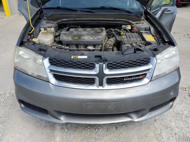 1C3CDZAB9DN773228 - 2013 DODGE AVENGER SE GRAY photo 11