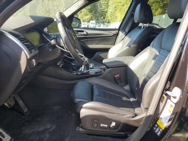 5UXTY5C07M9H51176 - 2021 BMW X3 XDRIVE30I BLACK photo 7