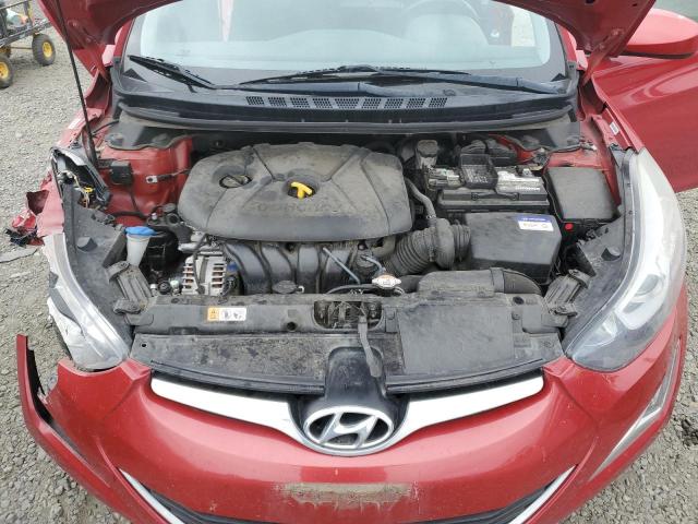 KMHDH4AE9FU297780 - 2015 HYUNDAI ELANTRA SE RED photo 11