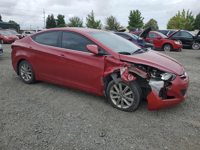 KMHDH4AE9FU297780 - 2015 HYUNDAI ELANTRA SE RED photo 4