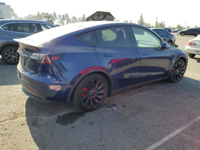 7SAYGDEF1NF530251 - 2022 TESLA MODEL Y BLUE photo 3