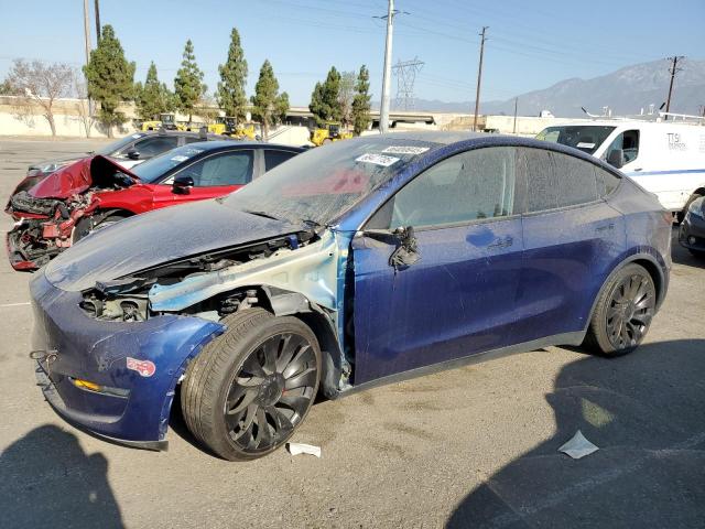 7SAYGDEF1NF530251 - 2022 TESLA MODEL Y BLUE photo 8