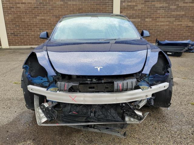 5YJ3E1EA4NF369166 - 2022 TESLA MODEL 3 BLUE photo 5