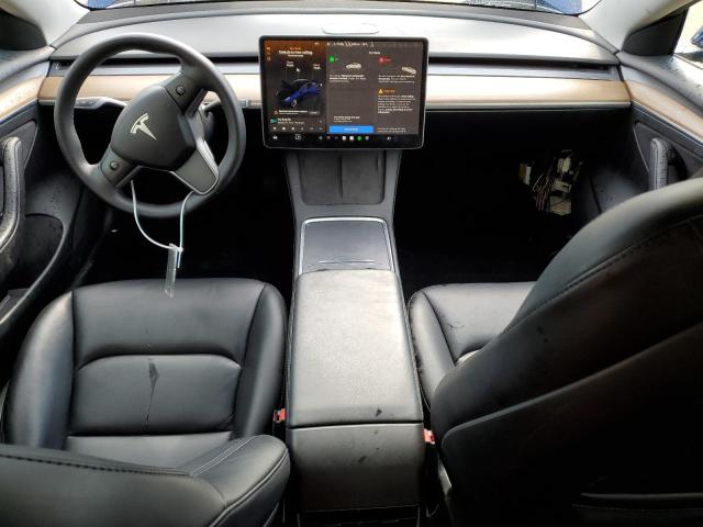 5YJ3E1EA4NF369166 - 2022 TESLA MODEL 3 BLUE photo 8