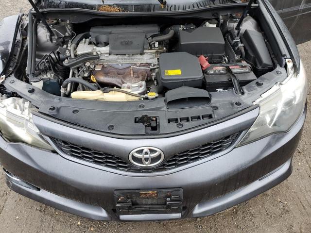 4T1BF1FK6CU125454 - 2012 TOYOTA CAMRY BASE GRAY photo 11