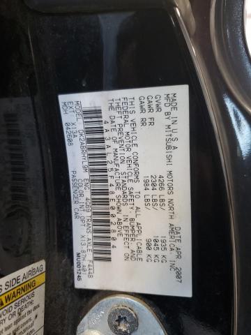 4A3AL25F48E002804 - 2008 MITSUBISHI ECLIPSE SPYDER GS 黑色 照片 12