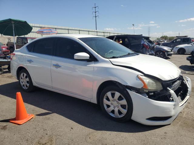 3N1AB7AP7DL703609 - 2013 NISSAN SENTRA S WHITE photo 4