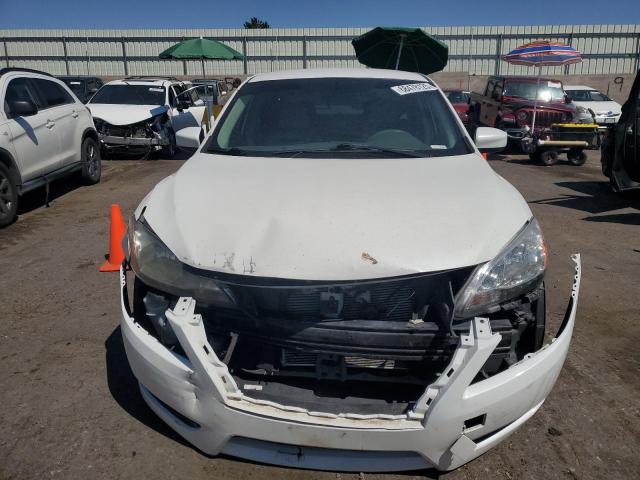 3N1AB7AP7DL703609 - 2013 NISSAN SENTRA S WHITE photo 5