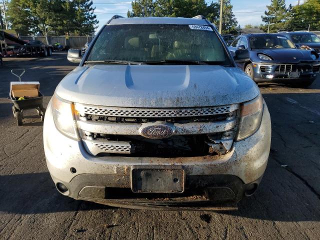 1FM5K8D83DGC41381 - 2013 FORD EXPLORER XLT SILVER photo 5