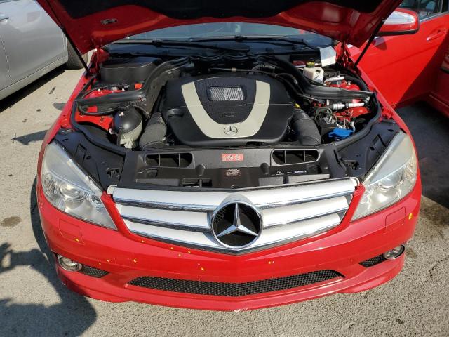 WDDGF56X18F155444 - 2008 MERCEDES-BENZ C 350 RED photo 11