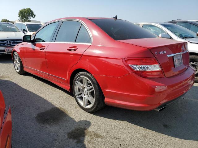 WDDGF56X18F155444 - 2008 MERCEDES-BENZ C 350 RED photo 2