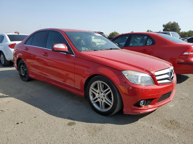 WDDGF56X18F155444 - 2008 MERCEDES-BENZ C 350 RED photo 4