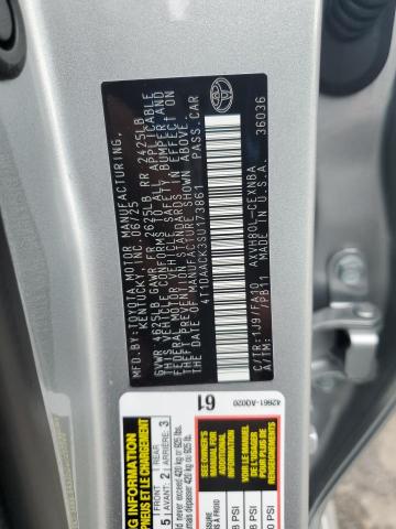 4T1DAACK3SU173861 - 2025 TOYOTA CAMRY XSE 银色 照片 12