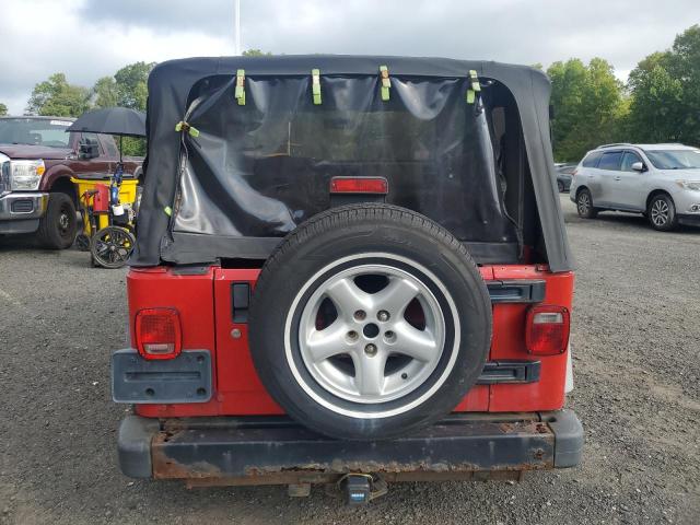 1J4FA39S84P763579 - 2004 JEEP WRANGLER X 红色 照片 6