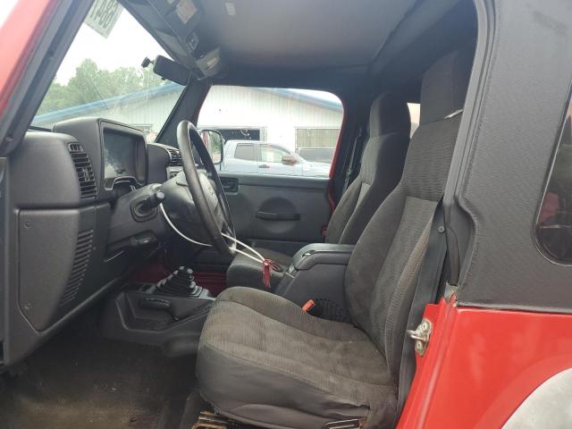 1J4FA39S84P763579 - 2004 JEEP WRANGLER X 红色 照片 7