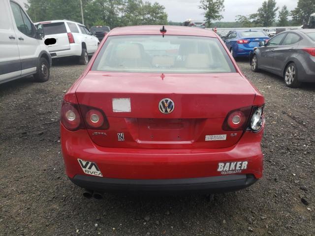 3VWRM71K68M196178 - 2008 VOLKSWAGEN JETTA SE RED photo 6