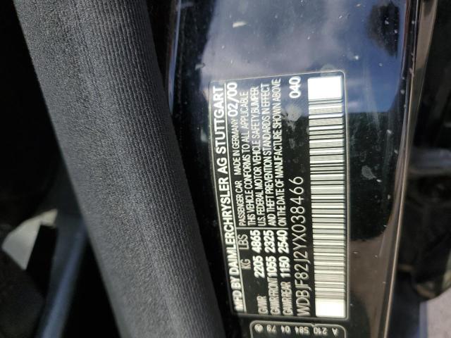 WDBJF82J2YX038466 - 2000 MERCEDES-BENZ E 320 4MATIC BLACK photo 12