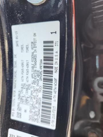 5TFCZ5AN4KX180328 - 2019 TOYOTA TACOMA DOUBLE CAB შავი ფოტო 13