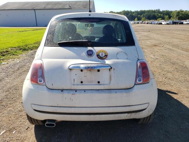 3C3CFFAR3DT575542 - 2013 FIAT 500 POP WHITE photo 6