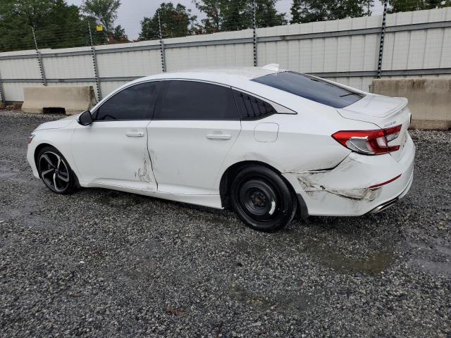 1HGCV1F31KA128137 - 2019 HONDA ACCORD SPORT WHITE photo 2