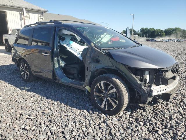 5FNRL6H81RB001443 - 2024 HONDA ODYSSEY TOURING GRAY photo 4