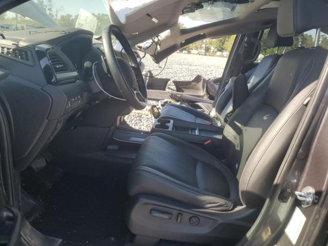 5FNRL6H81RB001443 - 2024 HONDA ODYSSEY TOURING GRAY photo 7