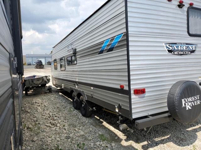 4X4TSMB24N7427980 - 2022 FOREST RIVER SALEM CRUISE LITE WHITE photo 3