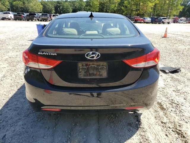 KMHDH4AE1CU364559 - 2012 HYUNDAI ELANTRA GLS BLACK photo 6