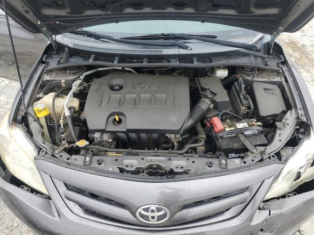 5YFBU4EE1DP160313 - 2013 TOYOTA COROLLA BASE Մոխրագույն լուսանկար 11