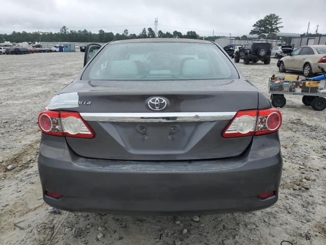 5YFBU4EE1DP160313 - 2013 TOYOTA COROLLA BASE Մոխրագույն լուսանկար 6