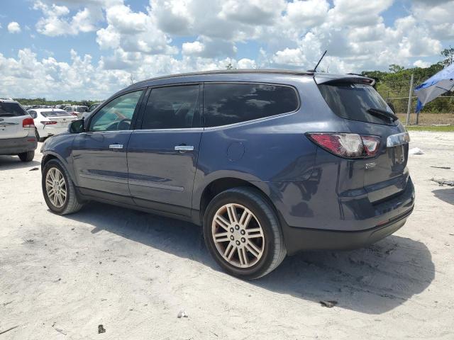 1GNKRGKDXDJ175192 - 2013 CHEVROLET TRAVERSE LT BLUE photo 2