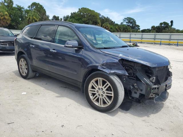 1GNKRGKDXDJ175192 - 2013 CHEVROLET TRAVERSE LT BLUE photo 4